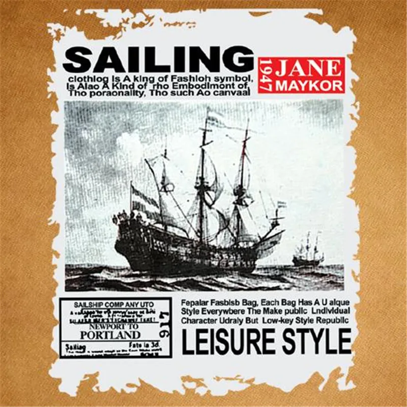 T shirt Women patch 24cm sailing boat iron on patches for clothing transfer printing clothes for girls DIY street icon stickers
T shirt Women patch 24cm sailing boat iron on patches for clothing transfer printing clothes for girls DIY street icon stickers