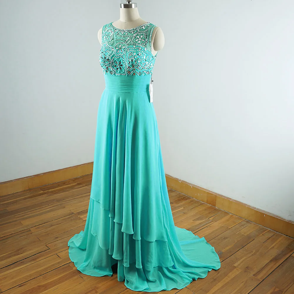 Hot sale vestidos de formatura Elegant Tank Neck Scoop Beading Turquoise Prom Dress Long Chiffon Formal Dresses
Hot sale vestidos de formatura Elegant Tank Neck Scoop Beading Turquoise Prom Dress Long Chiffon Formal Dresses