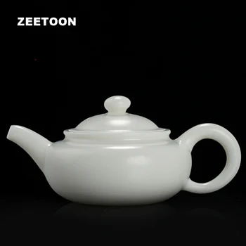80ml Boutique White Porcelain Fang Gu Pot Small Teapot Chinese Ceramic Kung Fu Tea Set Coffee Antique Pot Creative Home Decor
80ml Boutique White Porcelain Fang Gu Pot Small Teapot Chinese Ceramic Kung Fu Tea Set Coffee Antique Pot Creative Home Decor