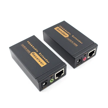 100M 328ft VGA Video Audio Extender Over Single RJ45 CAT5e/6 1080P Extension adpater Lightning protection
100M 328ft VGA Video Audio Extender Over Single RJ45 CAT5e/6 1080P Extension adpater Lightning protection