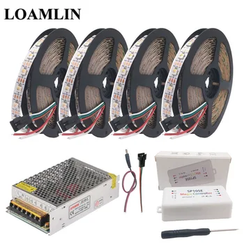 SK6812 RGBW Led Strip Light+SP105E Bluetooth RGB Led Controller+DC5V Power Supply Adapter Kit 5m 10m 15m 20m 30/60Leds/m
SK6812 RGBW Led Strip Light+SP105E Bluetooth RGB Led Controller+DC5V Power Supply Adapter Kit 5m 10m 15m 20m 30/60Leds/m