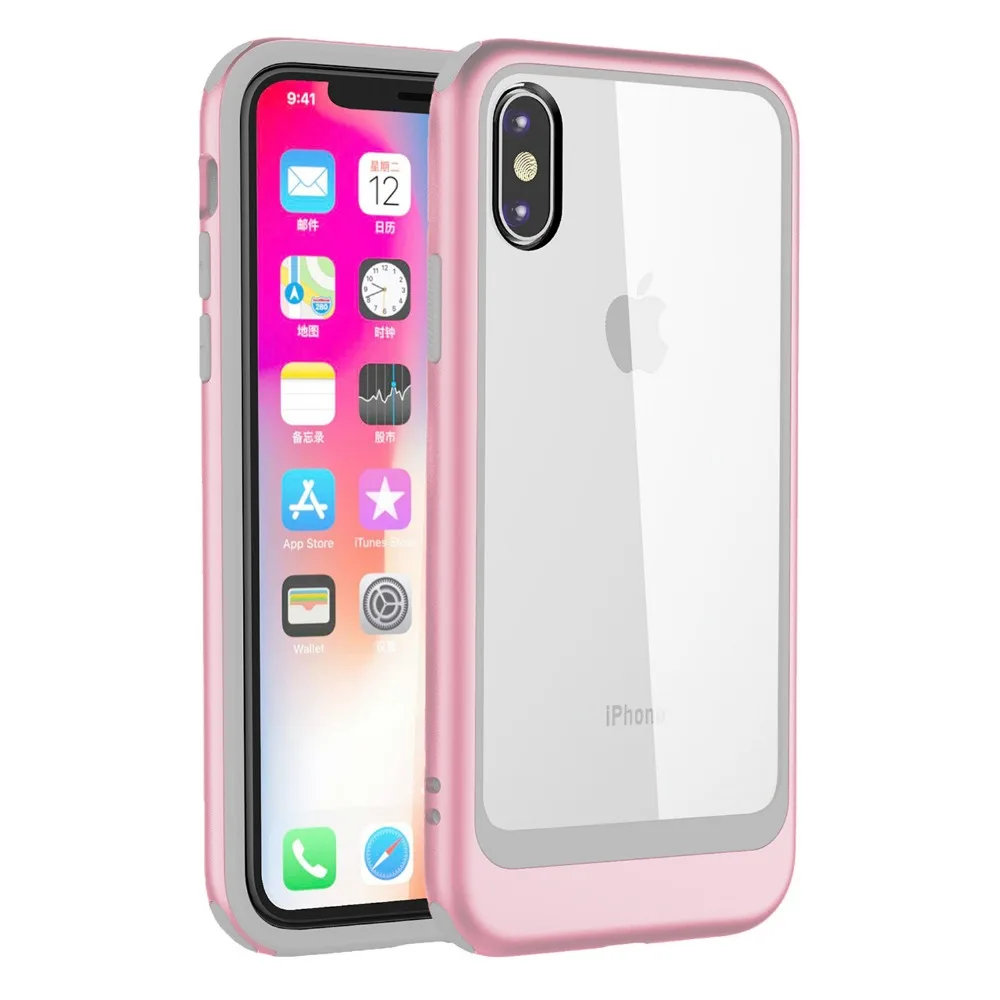 For iPhone X Clear Case Luxury Hybird Armor Shockproof Transparent PC TPU Rubber Back Cover For Apple iPhone X 7 8 Coque Funda
For iPhone X Clear Case Luxury Hybird Armor Shockproof Transparent PC TPU Rubber Back Cover For Apple iPhone X 7 8 Coque Funda