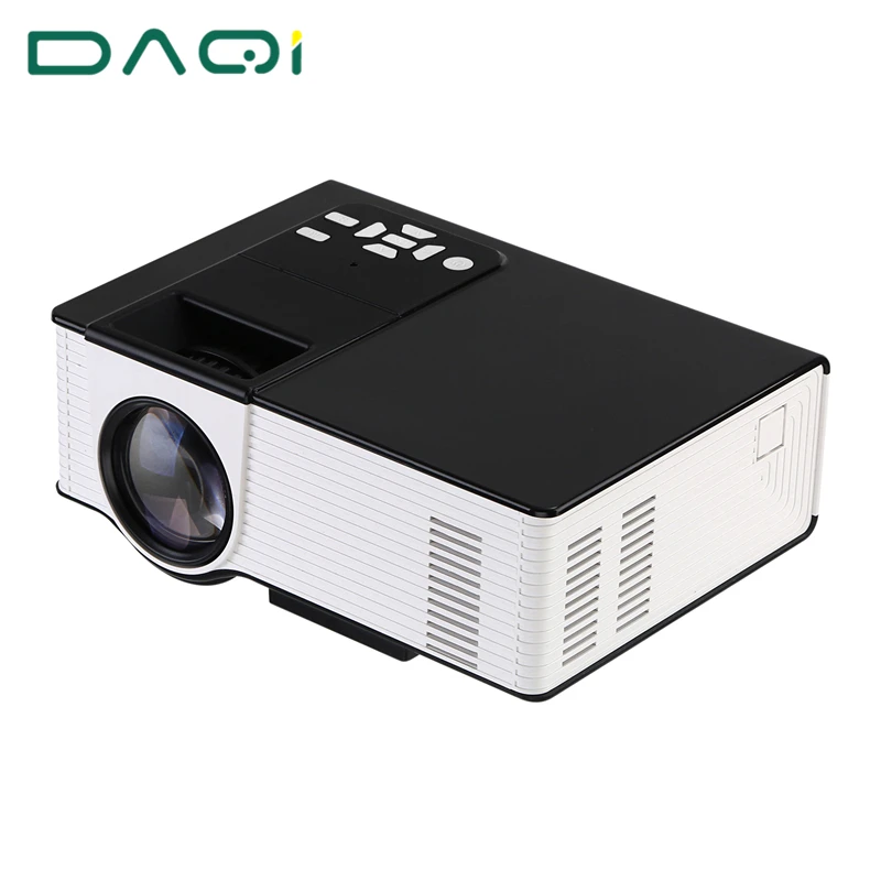 Мини HD проектор 1500LM 800x480 Пикселей Упрощенный Микро Проектор Для Домашнего