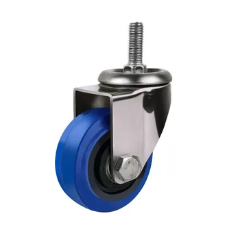 5 inch Wholesale price shopping cart castor blue rubber trunkle caster core stainless steel bracket wheel caster
5 inch Wholesale price shopping cart castor blue rubber trunkle caster core stainless steel bracket wheel caster