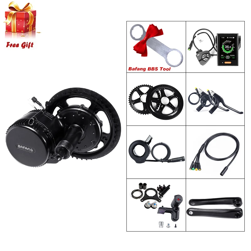 Bafang 36V 250W BBS01B Mid Drive Motor Electric Bicycle Conversion Kit DPC18 P850C 750C 500C C965 SW102 Display E Bike Parts
Bafang 36V 250W BBS01B Mid Drive Motor Electric Bicycle Conversion Kit DPC18 P850C 750C 500C C965 SW102 Display E Bike Parts