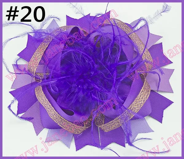 free shipping 120pcs 6''over the top bows feather hair bows with great clip for hair barrette big clips hair acessories
free shipping 120pcs 6''over the top bows feather hair bows with great clip for hair barrette big clips hair acessories