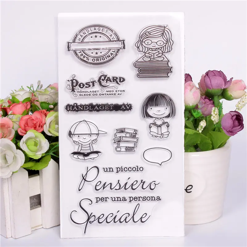 Reading child Transparent Clear Stamps for DIY Scrapbooking/Card Making/Kids Christmas Fun Decoration Supplies
Reading child Transparent Clear Stamps for DIY Scrapbooking/Card Making/Kids Christmas Fun Decoration Supplies