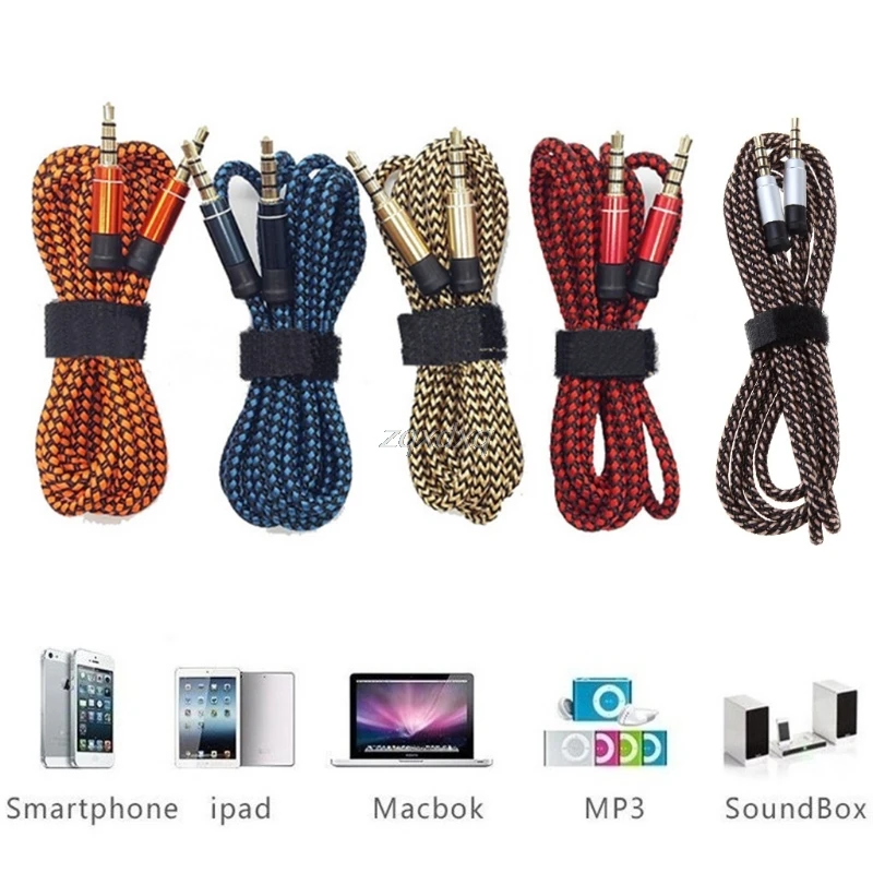 New AUX Audio Cable 3.5mm Jack 3.5mm Male To Male Stereo AUX Cable For Headphone Car Speaker Computer Mp3 Mp4 Electronics Stocks
New AUX Audio Cable 3.5mm Jack 3.5mm Male To Male Stereo AUX Cable For Headphone Car Speaker Computer Mp3 Mp4 Electronics Stocks