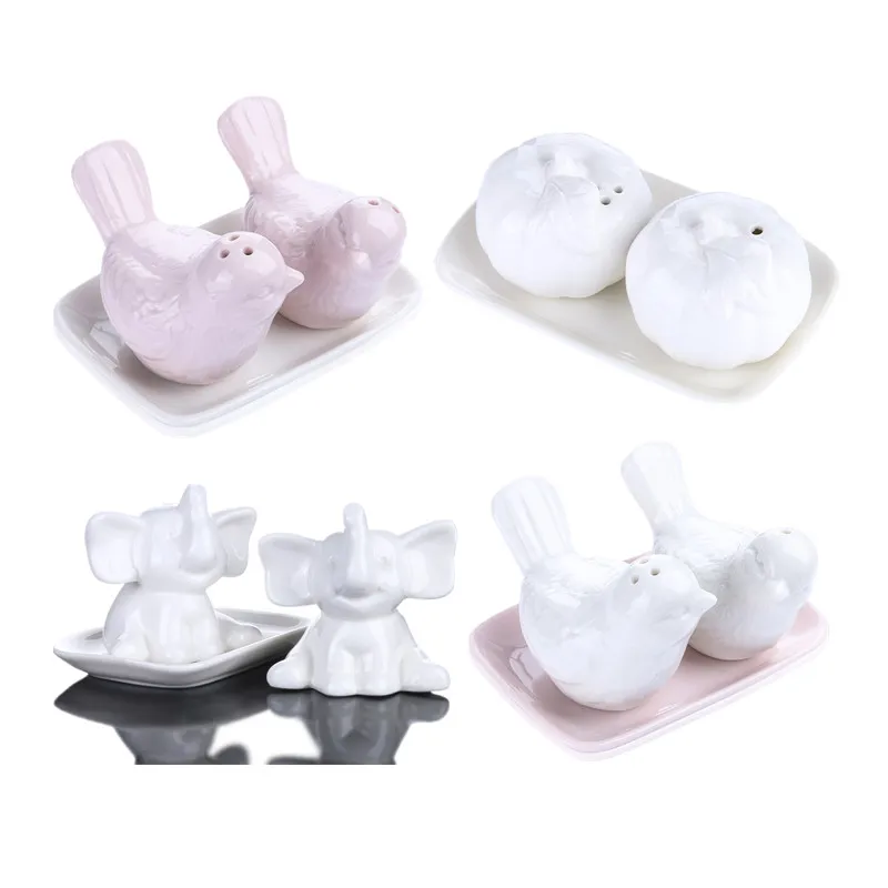 H&D 2pcs Salt and Pepper Shaker Set Decor Ceramic Spice Dispenser Set, Home Wedding Decor Fun Novelty Gift
H&D 2pcs Salt and Pepper Shaker Set Decor Ceramic Spice Dispenser Set, Home Wedding Decor Fun Novelty Gift
