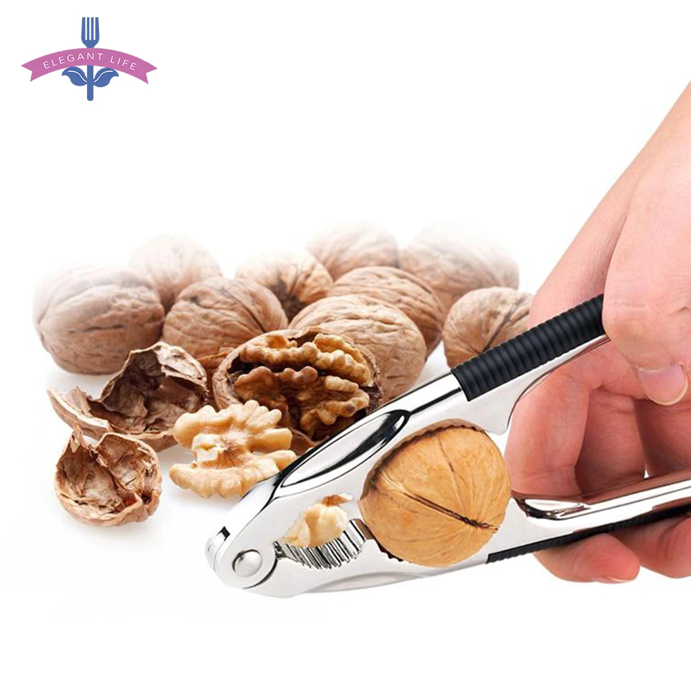 16.5CM Manual Stainless Steel Nut Cracker Clip Mechanical Sheller Walnut Nutcracker Fast Opener Non-slip Handle Kitchen Tools
16.5CM Manual Stainless Steel Nut Cracker Clip Mechanical Sheller Walnut Nutcracker Fast Opener Non-slip Handle Kitchen Tools