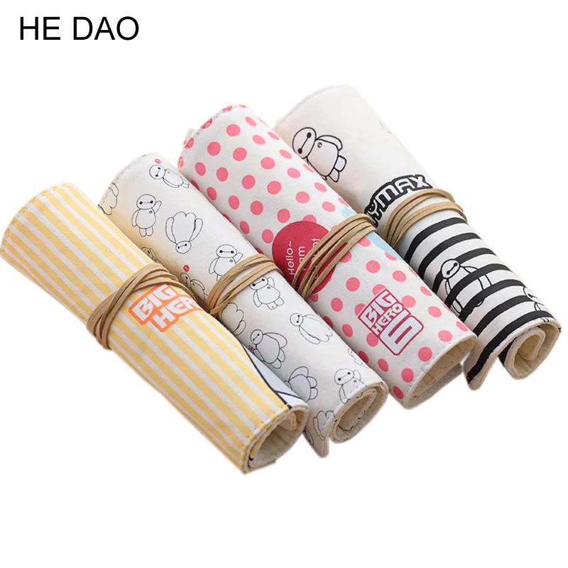 Durable Lovely Big Hero The Baymax Canvas Roll Pencil Bag Cosmetic Bag Stationery Storage Case Promotional Gift Stationery 
Durable Lovely Big Hero The Baymax Canvas Roll Pencil Bag Cosmetic Bag Stationery Storage Case Promotional Gift Stationery