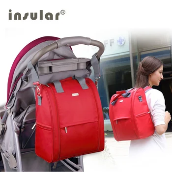 Insular Diaper Bag Baby Care Large Capacity Moms Wheelchair Backpack Bolsa Maternidade Bag Designer Mummy Maternity Nappy Bag
Insular Diaper Bag Baby Care Large Capacity Moms Wheelchair Backpack Bolsa Maternidade Bag Designer Mummy Maternity Nappy Bag