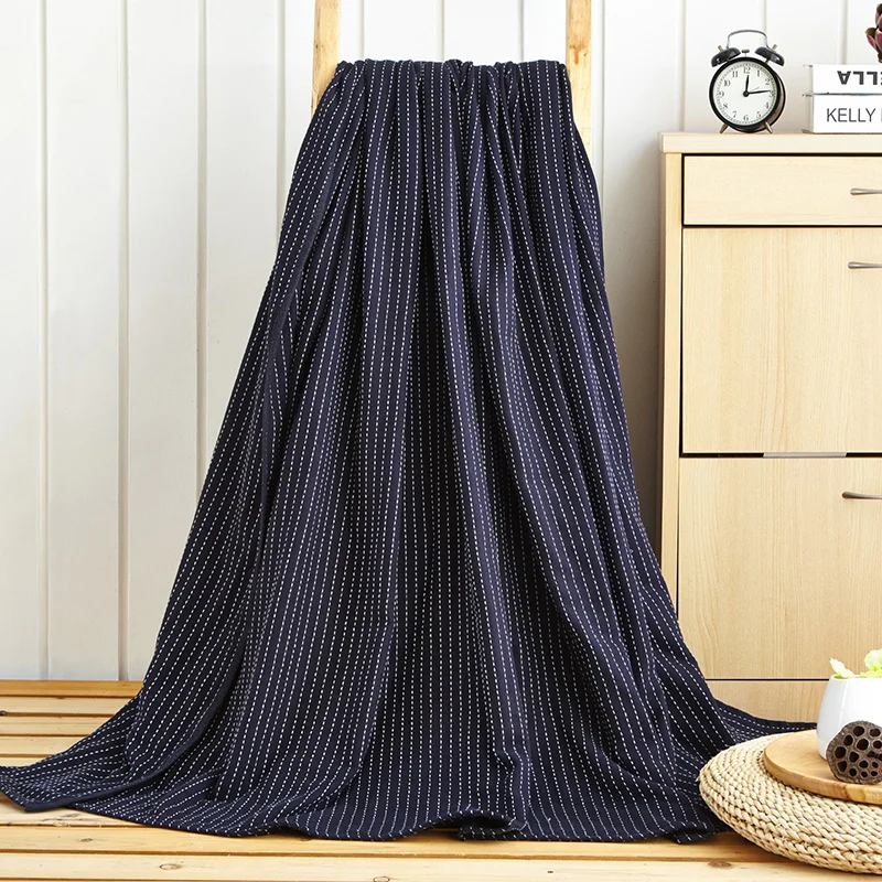 2019 new product 1pc 100%cotton Japanese stripes blanket 2 colors suitable for spring and autumn
2019 new product 1pc 100%cotton Japanese stripes blanket 2 colors suitable for spring and autumn