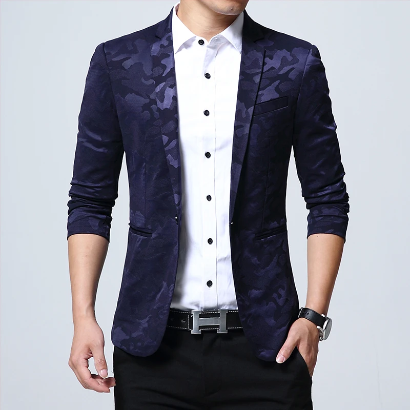 2018 Brand Men's Clothing Blazer One Button Men Blazer Slim Fit Suit Homme Men's Blazer Jacket Size Over Size 5XL
2018 Brand Men's Clothing Blazer One Button Men Blazer Slim Fit Suit Homme Men's Blazer Jacket Size Over Size 5XL