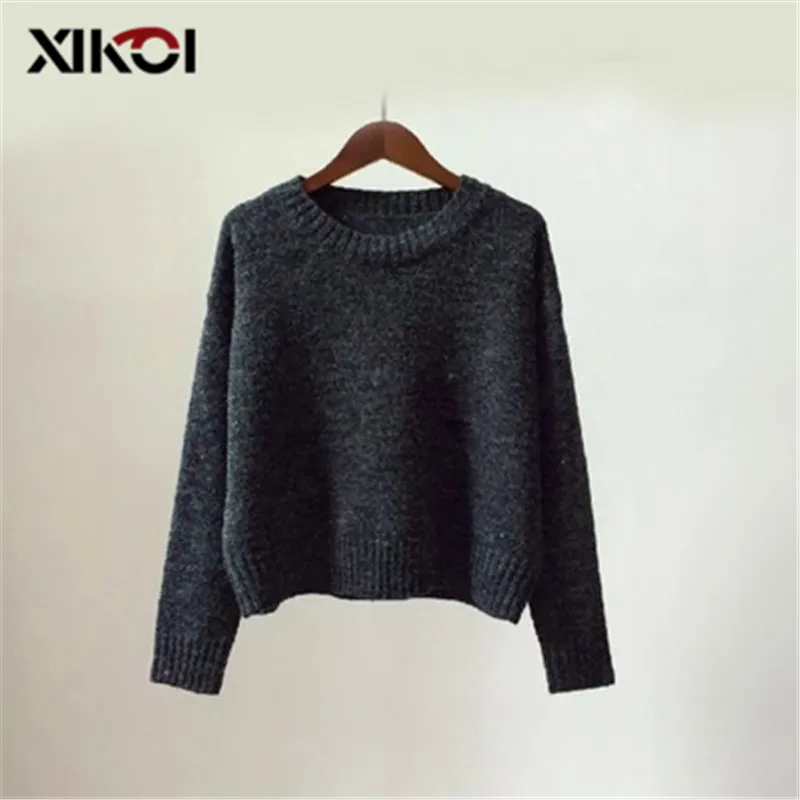 XIKOI Autumn Winter Women Sweaters And Pullovers Korean Style Long Sleeve Sweater Casual Solid Knitted Jumpers Sweter Mujer
XIKOI Autumn Winter Women Sweaters And Pullovers Korean Style Long Sleeve Sweater Casual Solid Knitted Jumpers Sweter Mujer
