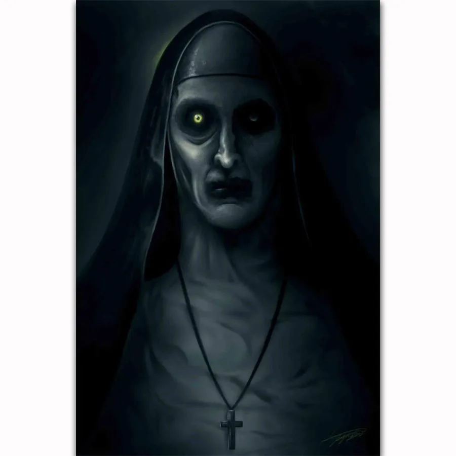 FX1204 The Nun Hot New 2018 Movie The Conjuring Thriller Horror Film Poster Art Silk Light Canvas Home Room Wall Printing Decor
FX1204 The Nun Hot New 2018 Movie The Conjuring Thriller Horror Film Poster Art Silk Light Canvas Home Room Wall Printing Decor