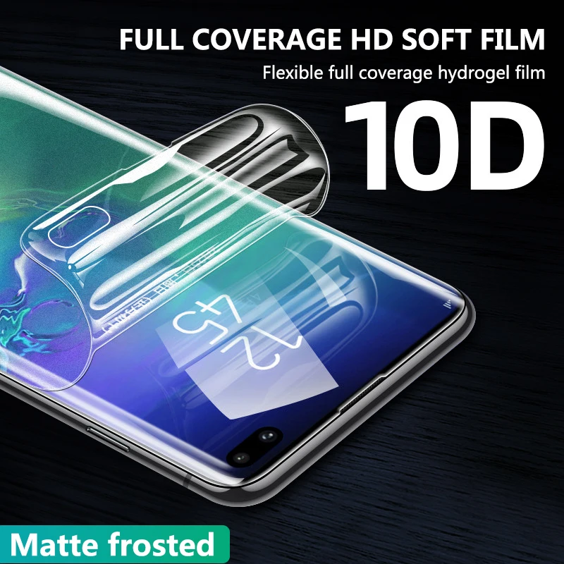 10D Full Screen Protector Film Case For Samsung Galaxy S10e S10 5G S9 S8 Plus Note 10 Pro 9 8 Front+Back Protect Matte Soft Case
10D Full Screen Protector Film Case For Samsung Galaxy S10e S10 5G S9 S8 Plus Note 10 Pro 9 8 Front+Back Protect Matte Soft Case