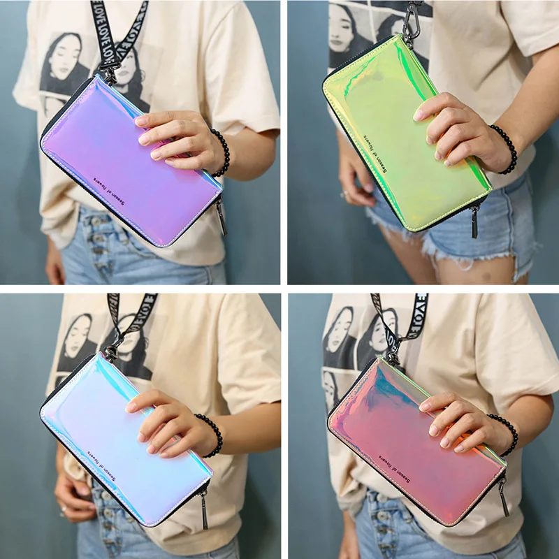 2019 Hot Sale Lanyard Laser Holographic Wallet Women Long Purse Female Clutch Bag Women Wallets Purses Zip Phone Pocket Wallet
2019 Hot Sale Lanyard Laser Holographic Wallet Women Long Purse Female Clutch Bag Women Wallets Purses Zip Phone Pocket Wallet