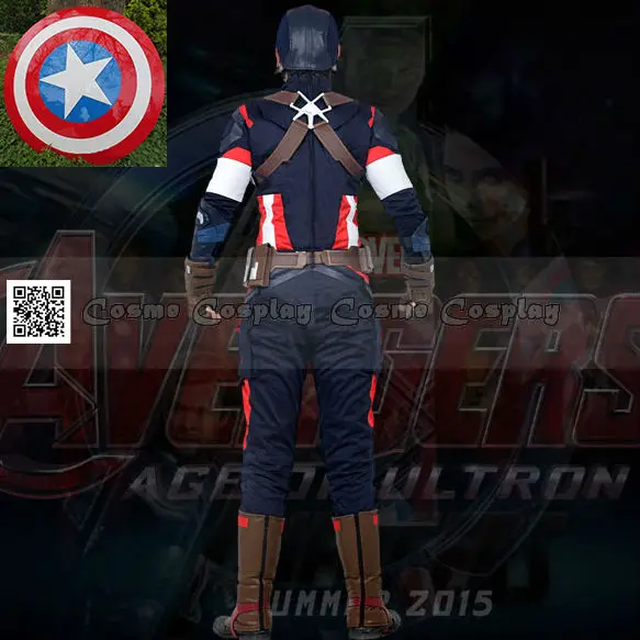 Super Hero Avengers: Age of Ultron Captain America Cosplay Costume Steve Rogers Set Adult Men Halloween Marvel's The Avengers
Super Hero Avengers: Age of Ultron Captain America Cosplay Costume Steve Rogers Set Adult Men Halloween Marvel's The Avengers
