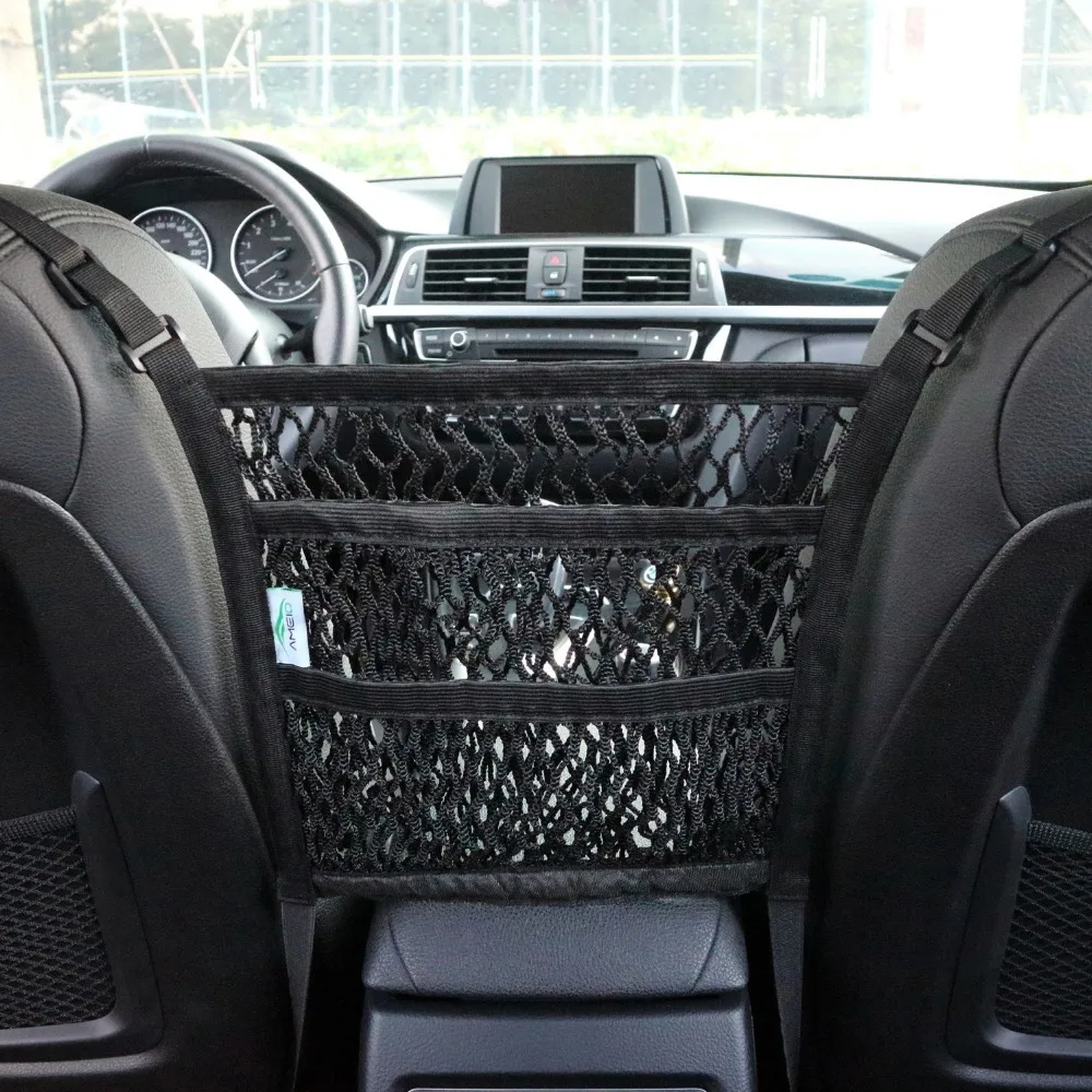 2018 newest Design 3-Layer Car Mesh Organizer Seat Back Net Bag Barrier of Backseat Pet Kids Cargo Tissue Purse Holder Driver
2018 newest Design 3-Layer Car Mesh Organizer Seat Back Net Bag Barrier of Backseat Pet Kids Cargo Tissue Purse Holder Driver