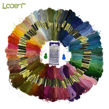 100 Pcs Random Color Embroidery Thread Cross Stitch Threads with 6pcs Sewing Needles For Women Mom DIY Sewing Tools Accessory
100 Pcs Random Color Embroidery Thread Cross Stitch Threads with 6pcs Sewing Needles For Women Mom DIY Sewing Tools Accessory