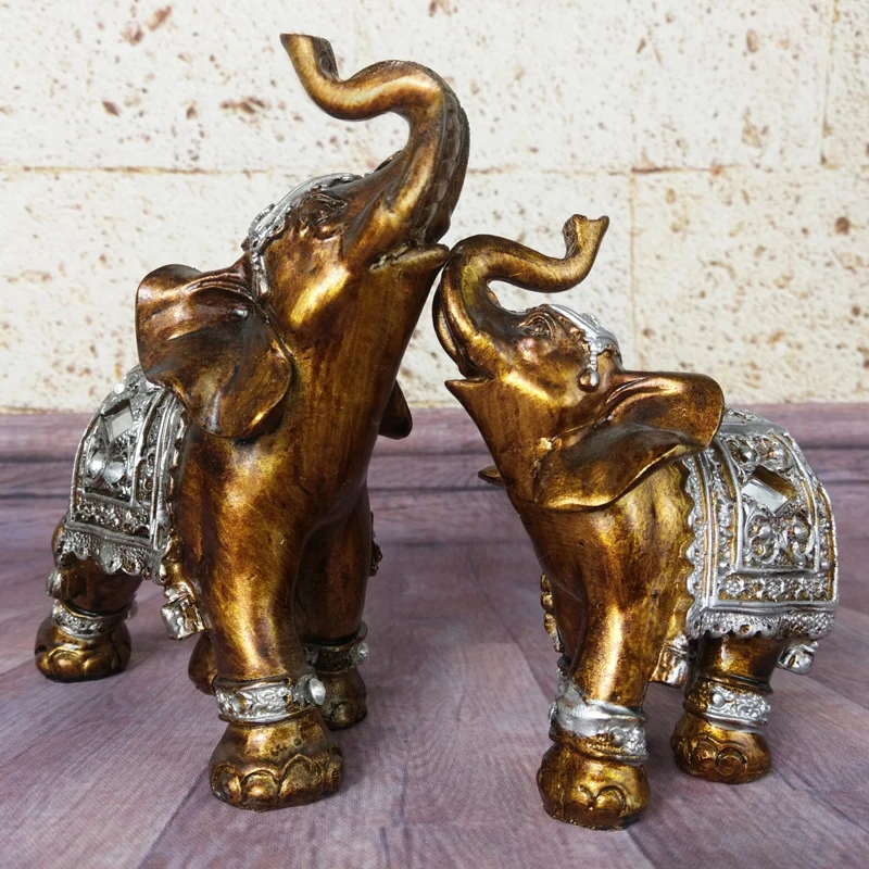 Elephant Figurines Decorative Brown Elephant Resin Garden Figures Home Decoration Accessories Lucky Elephant Statues Gifts
Elephant Figurines Decorative Brown Elephant Resin Garden Figures Home Decoration Accessories Lucky Elephant Statues Gifts