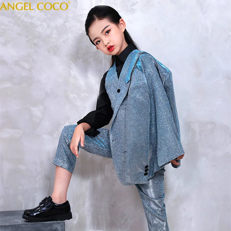 High Quality Fashion Custom Girl Suits & Blazers Girls Stage Catwalk Design Shining Formal Wedding Children Girls Prom Suits
High Quality Fashion Custom Girl Suits & Blazers Girls Stage Catwalk Design Shining Formal Wedding Children Girls Prom Suits