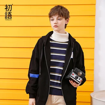 Toyouth Hooded Sweatshirt Fleece Jacket 2019 Autumn Winter Women Hoodies Long Coat Loose Contrast Color Overcoat
Toyouth Hooded Sweatshirt Fleece Jacket 2019 Autumn Winter Women Hoodies Long Coat Loose Contrast Color Overcoat