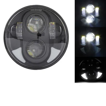 Round 5.75'' Inch Projector LED Headlamp Halo Ring 5.75 Headlight High/Low Dual Beam H4 LED Light for Sportster Fatboy Touring
Round 5.75'' Inch Projector LED Headlamp Halo Ring 5.75 Headlight High/Low Dual Beam H4 LED Light for Sportster Fatboy Touring