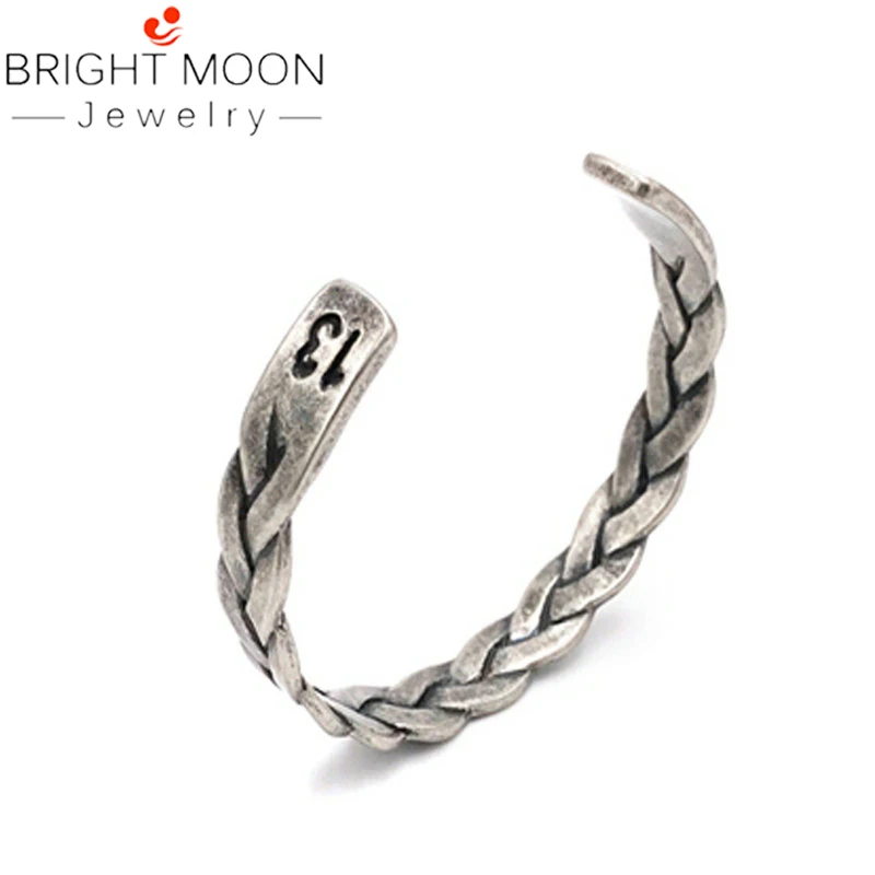 Lateefah Men Bangles/Stainless Steel/Vintage/Leather/Fashion/Bangles Bracelets Twisted Braiding Titanium Wires Cuff Bangle
Lateefah Men Bangles/Stainless Steel/Vintage/Leather/Fashion/Bangles Bracelets Twisted Braiding Titanium Wires Cuff Bangle