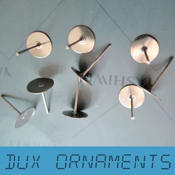 Wholesale Earring Studs pins Flat Base Ear Nail Pin Round Post Earring Findings, 1000pcs/lot
Wholesale Earring Studs pins Flat Base Ear Nail Pin Round Post Earring Findings, 1000pcs/lot