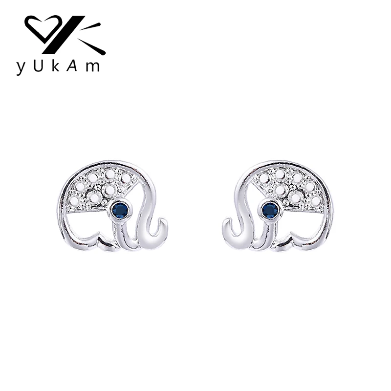 YUKAM Jewelry Silver Minimalist Cute Hollow Animal Lucky Elephant Stud Earrings for Women Crystal AAA Cubic Zircon Tiny Earrings
YUKAM Jewelry Silver Minimalist Cute Hollow Animal Lucky Elephant Stud Earrings for Women Crystal AAA Cubic Zircon Tiny Earrings