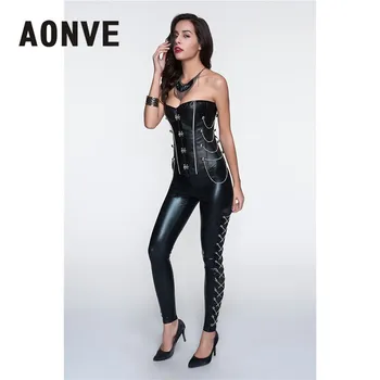 AONVE Steampunk Corset Vintage PU Leather Underbust Gothic Corsets Corsage Beaded Sexy Black Bodice Steel Boned Bustier
AONVE Steampunk Corset Vintage PU Leather Underbust Gothic Corsets Corsage Beaded Sexy Black Bodice Steel Boned Bustier