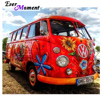 Ever Moment DIY Diamond Painting Cross Stitch Cars Red Flower Bus Diamond Embroidery 5D Mosaic ASF720
Ever Moment DIY Diamond Painting Cross Stitch Cars Red Flower Bus Diamond Embroidery 5D Mosaic ASF720