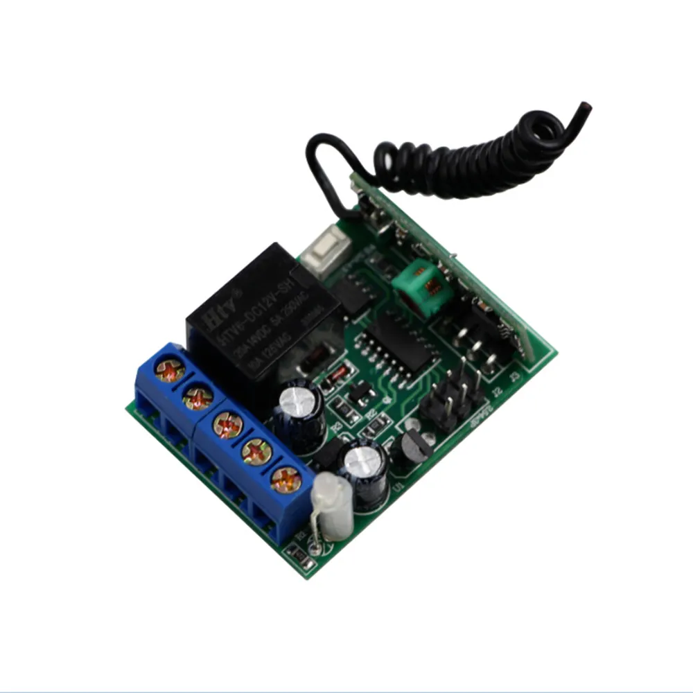 New Arrival DC 12V 1 CH RF Wireless Remote Control Switch Receiver with Cover 315/433Mhz
New Arrival DC 12V 1 CH RF Wireless Remote Control Switch Receiver with Cover 315/433Mhz