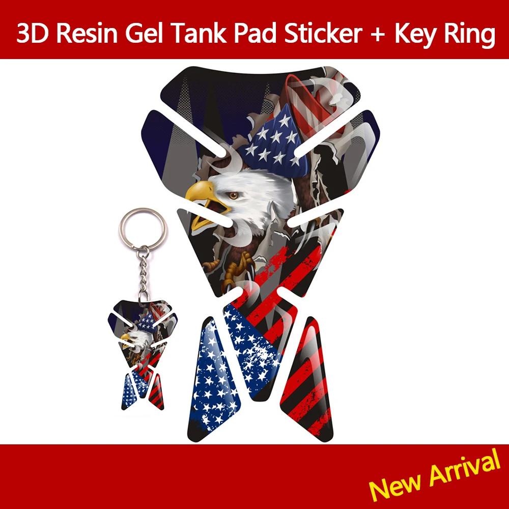 3D HRC Resin Gel Motorcycle Tank Pad Sticker Decal Emblem for Moto GP Cool Eagle Car Styling Decals + Key Ring New
3D HRC Resin Gel Motorcycle Tank Pad Sticker Decal Emblem for Moto GP Cool Eagle Car Styling Decals + Key Ring New