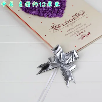 90pcs 12CM 7colors Metallic Silver Pull Bows Ribbon Wedding Decoration DIY Gift Package Ribbon Party red Xmas Craft Wrapping Bow
90pcs 12CM 7colors Metallic Silver Pull Bows Ribbon Wedding Decoration DIY Gift Package Ribbon Party red Xmas Craft Wrapping Bow