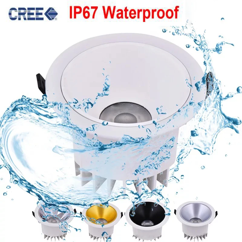 20pcs/lot LED Downlight 10W 20W 30W 40W CREE COB Outdoor Waterproof LED Down Light Recessed Spot Light Bathroom Sauna Lamp
20pcs/lot LED Downlight 10W 20W 30W 40W CREE COB Outdoor Waterproof LED Down Light Recessed Spot Light Bathroom Sauna Lamp