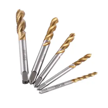 5pc Hss Spiral Point Tap Straight Flute Metric Machine Screw Taps Straight Flute Thread Metric Machine Screw Tap Set M3-M8
5pc Hss Spiral Point Tap Straight Flute Metric Machine Screw Taps Straight Flute Thread Metric Machine Screw Tap Set M3-M8