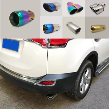 For Toyota RAV4 2016 2017 2018 2019 car body styling cover muffler exterior back pipe dedicate exhaust tip tail outlet vent
For Toyota RAV4 2016 2017 2018 2019 car body styling cover muffler exterior back pipe dedicate exhaust tip tail outlet vent