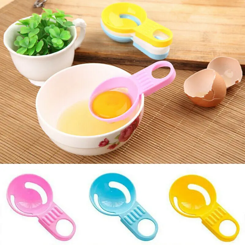 1pc Egg Yolk White Separator Separates Sieve Kitchen Tool Baking Accessory
1pc Egg Yolk White Separator Separates Sieve Kitchen Tool Baking Accessory
