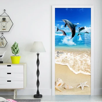 3D Photo Wallpaper Sandy Beach Shell Starfish Dolphin Poster Wall Mural DIY Self-adhesive Door Sticker Living Room Children Room
3D Photo Wallpaper Sandy Beach Shell Starfish Dolphin Poster Wall Mural DIY Self-adhesive Door Sticker Living Room Children Room