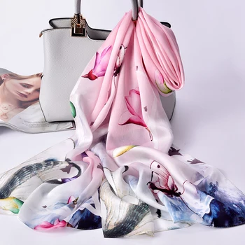Ladies Real Hangzhou Silk Scarf 2019 New Luxury Print Shawls and Wraps for Women Scarf Silk 100% Pure Silk Scarves Foulard Femme
Ladies Real Hangzhou Silk Scarf 2019 New Luxury Print Shawls and Wraps for Women Scarf Silk 100% Pure Silk Scarves Foulard Femme