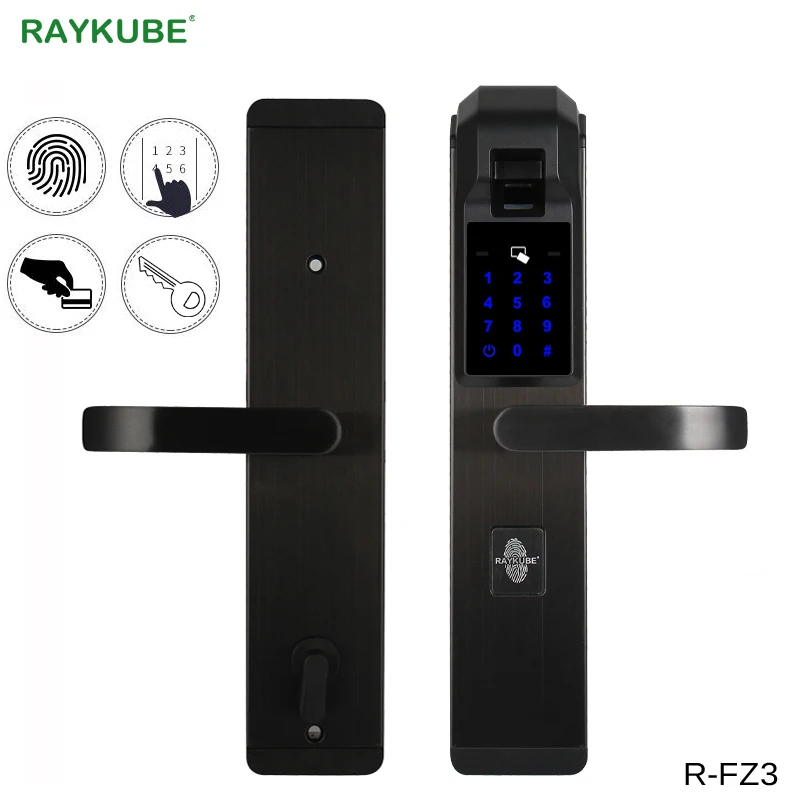 RAYKUBE Electronic Fingerprint Door Lock Home Anti-theft Lock Fingerprint Verification Intelligent Lock With Password RFID R-FZ3
RAYKUBE Electronic Fingerprint Door Lock Home Anti-theft Lock Fingerprint Verification Intelligent Lock With Password RFID R-FZ3