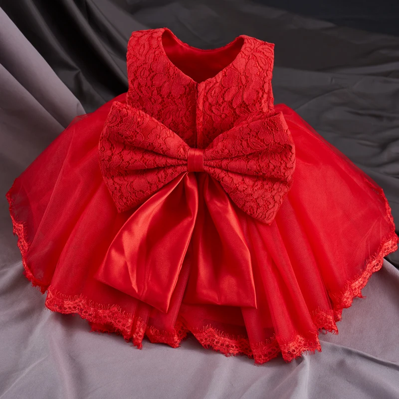 red color dress for baby girl