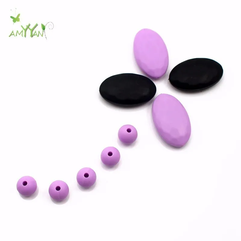 Круглые силиконовые шарики для прорезывания зубов 20 шт. 10 мм аксессуары детских