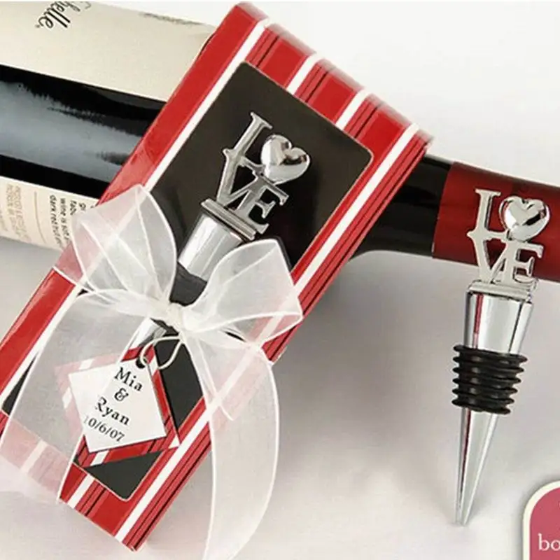 Wholesale 100 pcs/lot Fashion New Wine Bottle Plug Stainless Steel Bottle Stopper Bridal Shower Wedding Gift
Wholesale 100 pcs/lot Fashion New Wine Bottle Plug Stainless Steel Bottle Stopper Bridal Shower Wedding Gift