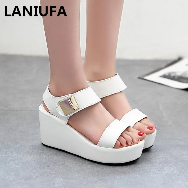 Summer Slope Wedge high heels Sandals women Sandals Simple Waterproof Platform Simple Casual Wedge With womens Shoes mujer #891
Summer Slope Wedge high heels Sandals women Sandals Simple Waterproof Platform Simple Casual Wedge With womens Shoes mujer #891