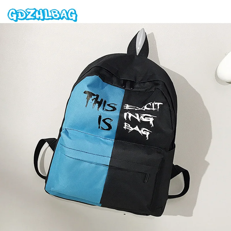 GDZHLBAG 2018 Cheap Mochila Black Backpack Canvas Women SchoolBags For Teenagers Couple Backpacks Casual Durable B276 | Багаж и сумки