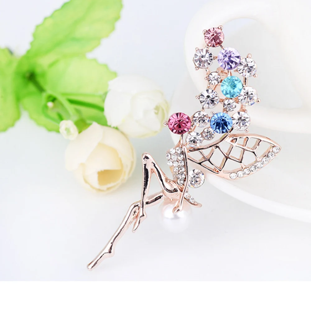 Fashion Shiny Women Flower Cute Fairy Brooch Pins Crystal Jewelry Brooches Elegant Banquet Jewelry Accessories
Fashion Shiny Women Flower Cute Fairy Brooch Pins Crystal Jewelry Brooches Elegant Banquet Jewelry Accessories